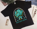 Cervical Cancer Awareness Shirt, We Don't Know How Strong We Are Shirt, Cervical Cancer Support Shirt, Teal Ribbon Gift for Cancer Warrior