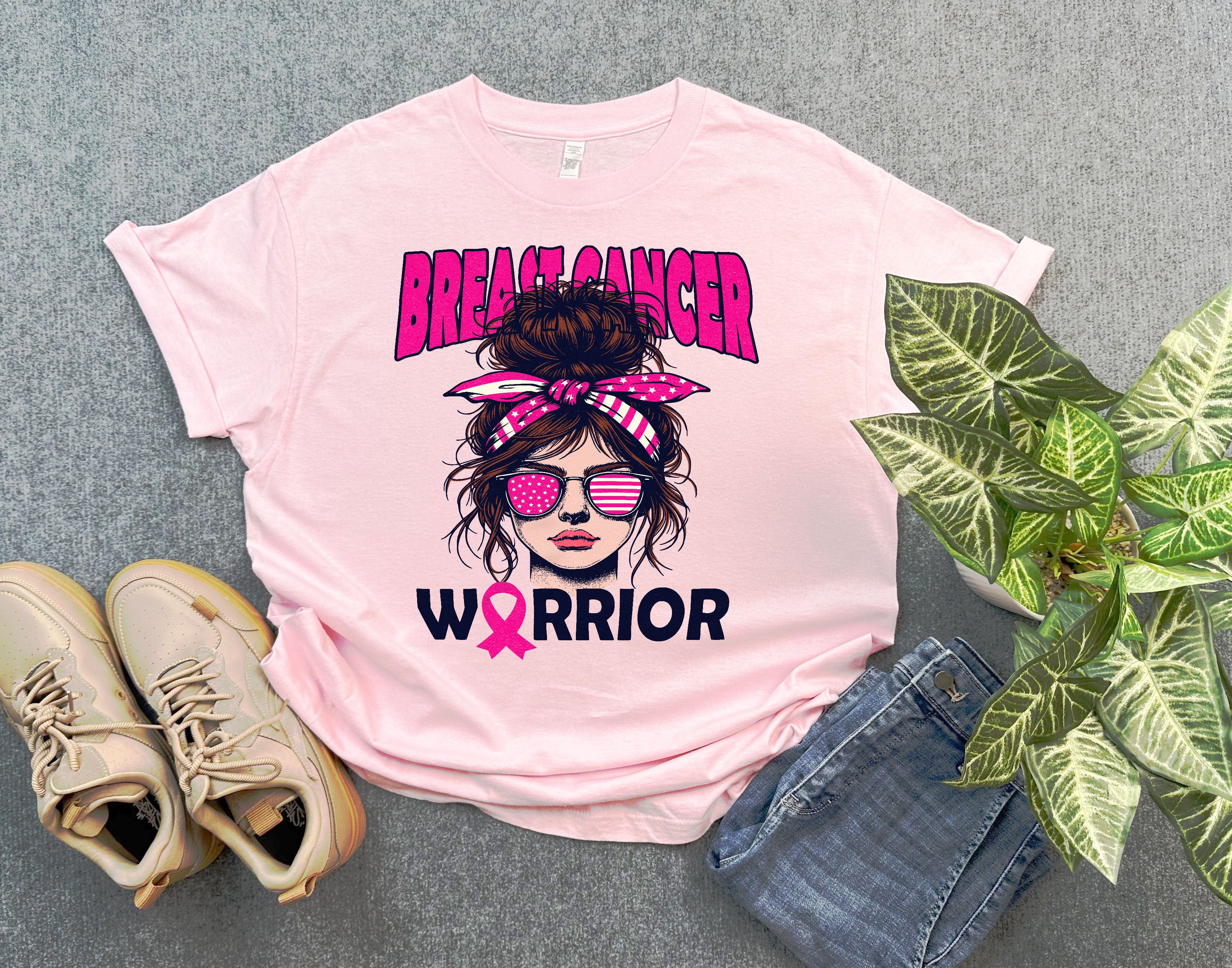 Breast Cancer Warrior Shirt, Breast Cancer Women Shirt, Breast Cancer Month Shirt, Pink Ribbon Gift for Cancer Warrior