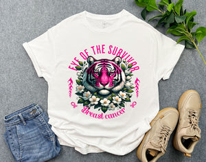 Eye Of The Survivor Breast Cancer Shirt, Pink Ribbon Shirt, Breast Cancer Awareness, Breast Cancer Survivor Shirt, Cancer Support Gift