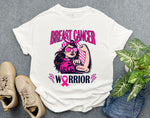 Breast Cancer Warrior Shirt for Women, Believe and Fight Shirt, Breast Cancer Month Shirt, Breast Cancer Women, Pink Ribbon Gift