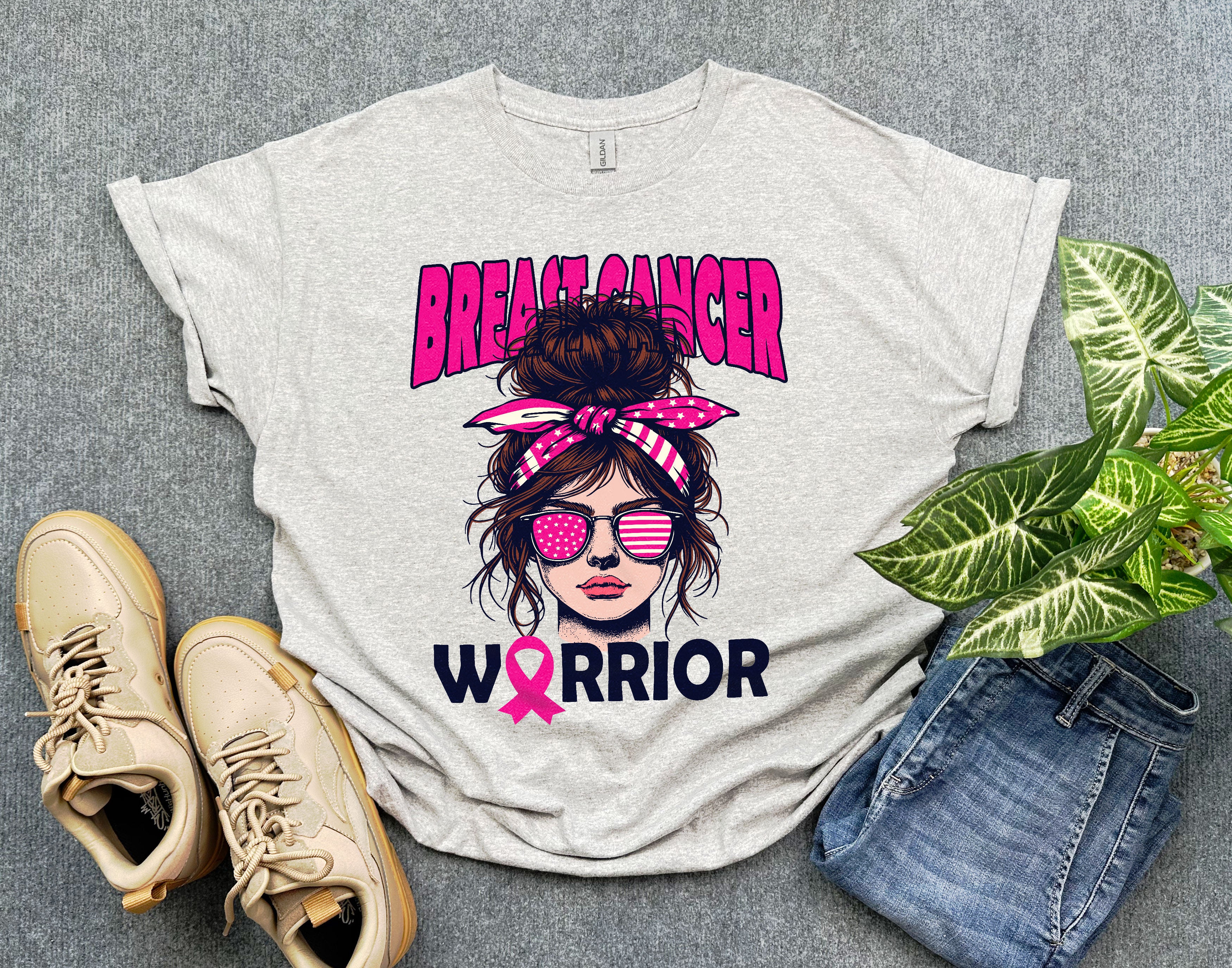 Breast Cancer Warrior Shirt, Breast Cancer Women Shirt, Breast Cancer Month Shirt, Pink Ribbon Gift for Cancer Warrior