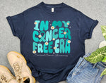 Cervical Cancer Awareness Shirt, In My Cancer Free Era Shirt, Teal Ribbon, Cancer Survivor Gift, Cancer Support Team Shirt